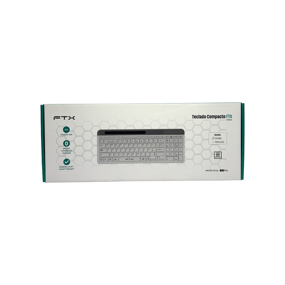 TECLADO FTX WIRELESS DUAL-MODE FTXB105 ESP/BLANCO