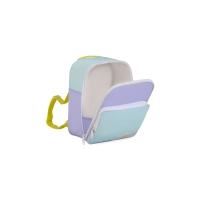 MOCHILA TERMICA IGLOO 12 LATAS RETRO LILA/AMARILLO 63074