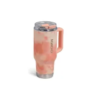 VASO TERMICO IGLOO 950ML ICE DYE NARANJA  C/PAJITA 71312