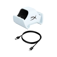 ESTACION DE CARGA HYPERX 51P68AA CHARGEPLAY DUO P/ 2 CONTROLES PS5 USB/BLANCO