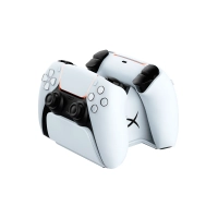 ESTACION DE CARGA HYPERX 51P68AA CHARGEPLAY DUO P/ 2 CONTROLES PS5 USB/BLANCO