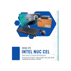 MINI PC INTEL NUC CELERON 8GB/256GB+ TECLADO+ MOUS