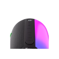 PARLANTE  KLIP ZOUNDFIRE 12W KBS-250BK BT/BAT/IPX6/TWS/AUX/LED/NEGRO