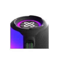 PARLANTE  KLIP ZOUNDFIRE 12W KBS-250BK BT/BAT/IPX6/TWS/AUX/LED/NEGRO