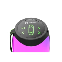 PARLANTE KLIP ZOUNDFIRE PRO 16W KBS-350BK BT/BAT/IPX6/TWS/AUX/LED/NEGRO