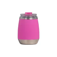 VASO TERMICO IGLOO 300ML P/VINO ROSA C/TAPA 71364