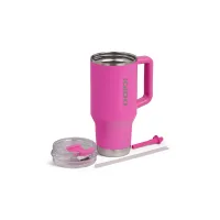 VASO TERMICO IGLOO 950 ML ICE DYE ROSA C/PAJITA 71363