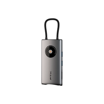 HUB 8 EN 1 USB-C - HDMI/RJ45/USB-A/USB-C/SD FTX-HU