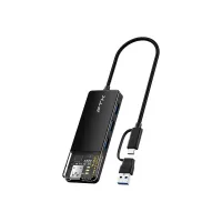 HUB USB-C 3.0 / USB-A DE 4 PUERTOS FTX-HUBT3-PB 5GBPS/5V