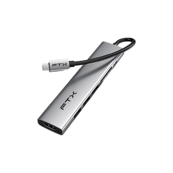 HUB 7 EN 1 USB-C - HDMI/USB-A/USB-C/SD FTX-HBP2-AG