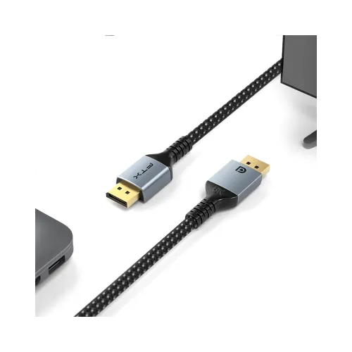 CABLE DISPLAYPORT M/M 1M FTX-DP8K-AG1 DP1.4/8K/60HZ/4K/120HZ/32.4GBPS