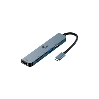 HUB USB-C/7 EN 1 XTECH XTC-571 4K/5GBPS/SD/USB-C G