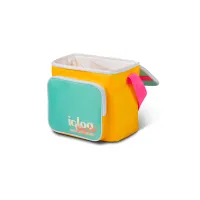 BOLSA TERMICA IGLOO 9 LATAS VERTICAL LUNCH RETRO AMARILLO 66061