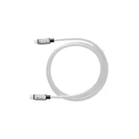 CABLE USB-C M/M 1M FTX-CM240-ZSW1 240W/480MBPS/5A/48V/IPHONE BLANCO