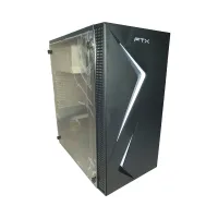 GABINETE KIT FTX271R C/FUENTE 500W MOUSE+TECL+SPK+LATERAL TRANSP MATX/MITX