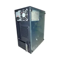 GABINETE KIT FTX255 C/FUENTE 500W MOUSE+TECL+SPK+LAT FRON TRANSP MATX/MITX