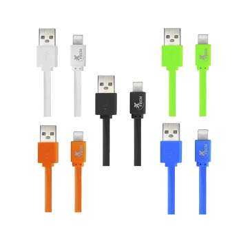 CABLE XTECH LIGHTNING XTG-236 ON-THE-GO 1M BLA/NEG