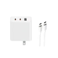 CARGADOR P/ PARED 67W XIAOMI GAN CHARGER USB-A/USB-C C/CABLE BHR7492US
