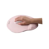 MOUSE PAD FTXMPG01-PK 31X27CM CON APOYO DE MUÑECA EN GEL ROSA
