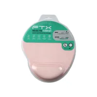 MOUSE PAD FTXMPG01-PK 31X27CM CON APOYO DE MUÑECA EN GEL ROSA