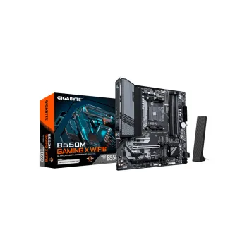 PLACA MADRE GIGABYTE AM4 B550M GAMING X WIFI6 S/R/