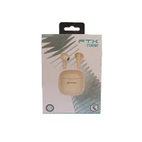 AURICULAR CON MICROFONO FTX E68-BG BT/MIC/ENC/TOUCH/IPX6 BEIGE