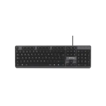 TECLADO FTX USB FTX K87 NUMERICO/ESPAÑOL/GRIS CON