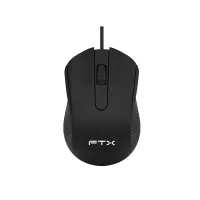 MOUSE FTX USB FTXM62 1200DPI/3 BOTONES/1.1M/NEGRO