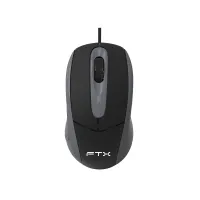 MOUSE FTX USB FTXM56 1000DPI/3 BOTONES/1.3M/NEGRO