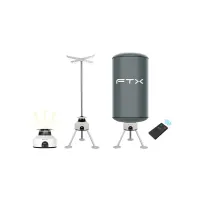 SECARROPAS Y ESTUFA COLGANTE FTX  2 EN 1 1200W 220V 15 KG GRIS CD2-12