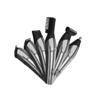 AFEITADORA INALAMBRICA 6 EN 1 FTX IPX6/RECARGABLE/LED/USB-C PLATA ESH-601