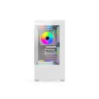 GABINETE GAMER FTX PCC-G9WH VIDRIO TEMP 3 FAN EATX/ATX/MATX/ITX BLANCO