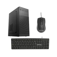 GABINETE KIT FTX PCC-5W1SK C/FUENTE 500W MOUSE+TECL/ESP ATX/MATX/ITX