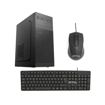 GABINETE KIT FTX PCC-5W1SK C/FUENTE 500W MOUSE+TEC