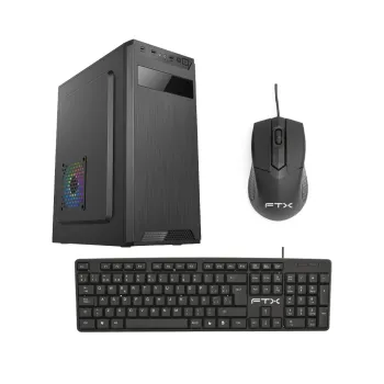 GABINETE KIT FTX PCC-5W5SK C/FUENTE 500W MOUSE+TEC
