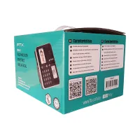 MARCADOR BIOMETRICO FTX RJ45/DE HUELLA/FACIAL FBM-01 NEGRO