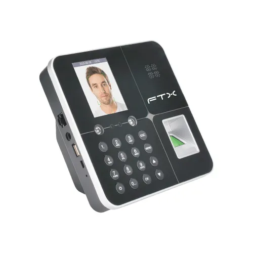 MARCADOR BIOMETRICO FTX RJ45/DE HUELLA/FACIAL FBM-01 NEGRO