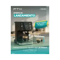 COMBO CAFETERA FTX 2 TAZAS C2-15 + TAZA P/CAFE 2UNI CG-21