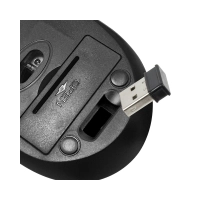 MOUSE KLIP WIRELESS KMW-330BK VECTOR 1600DPI/3D 6 BOT/ NEGRO
