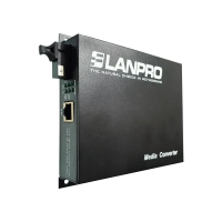 CONVERTIDOR DE FIBRA OPTICA WDM LANPRO SM SC X 40 KMS LP-ICF3100D-40