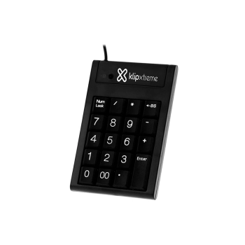 TECLADO KLIP USB KNP-100 NUMERICO NEGRO