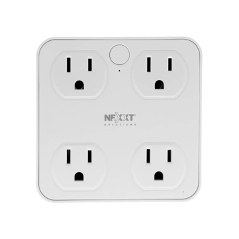 ENCHUFE IOT NEXXT DE 4 TOMAS NEMA + 4 USB/15A/BIVO