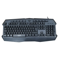 TECLADO GAMER USB FTXK623 RGB MULTIMEDIA/NUMERICO/ESPAÑOL/NEGRO
