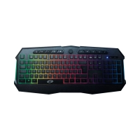 TECLADO GAMER USB FTXK623 RGB MULTIMEDIA/NUMERICO/ESPAÑOL/NEGRO