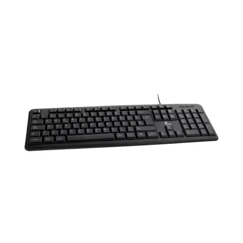TECLADO USB XTECH XTK-092S ESPAÑOL/NEGRO