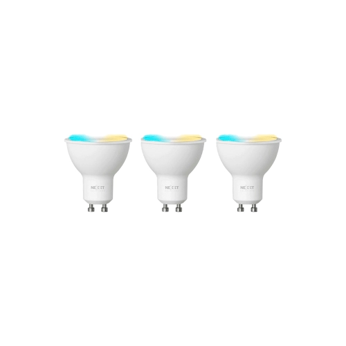 FOCO IOT NEXXT KIT DE 3 BLANCO CALIDA/FRIA 220V 4W MR16 GU10 NHB-W320