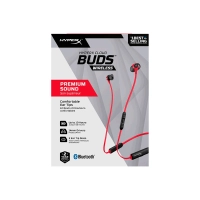 AURICULAR CON MICROFONO GAMER HYPERX HEBBXX-MC-RD/G CLOUD BUDS EARPH BLUETOOTH ROJO