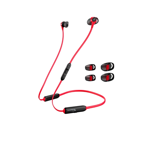 AURICULAR CON MICROFONO GAMER HYPERX HEBBXX-MC-RD/G CLOUD BUDS EARPH BLUETOOTH ROJO