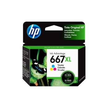 TINTA HP 667XL COLOR 3YM80AL DJ 2775 8ML