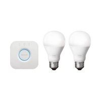 IOT PHILIPS KIT 2 FOCO BLANCO + BRIDGE HUE 220V 9W A60 E27 (779554)